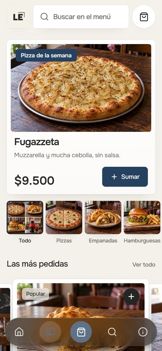 La tienda de muestra con el tema Clásico: tarjetas claras con fotos grandes