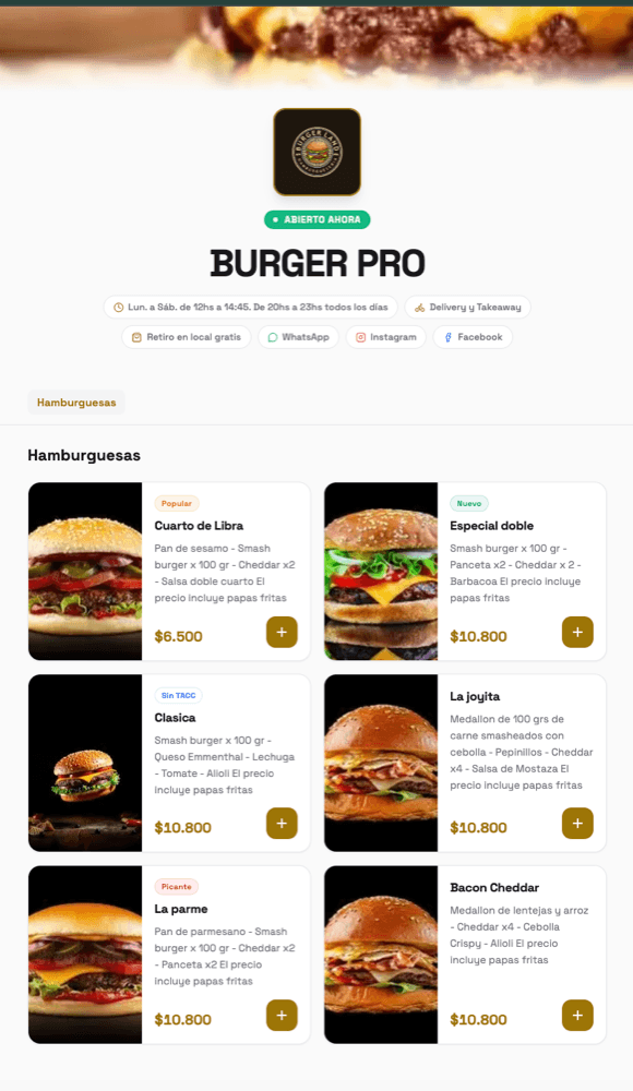 Tienda de ejemplo - Catalogo de productos